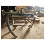 Industrial Metal Shelving Unit - Contents Included