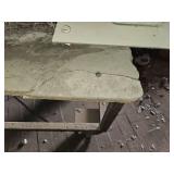 Industrial Metal Shelving Unit - Contents Included