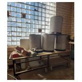 Assorted Lot W/ Industrial Motor, Filters, Industrial Table, and More!