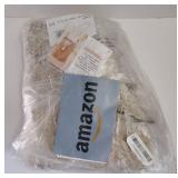 Large Woven Laundry Basket Hamper,80L Cotton Rope Storage Bin for Blankets, Toys and Clothes, Decorative Tall Nursery Hamper for Living Room, Baby Nursery, Bathroom and Bedroom, Brown - Retail: $31