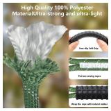 Heavy Duty Tree Swing Ropes, Hammock Tree Straps Hanging Kit, for Outdoor Swings Hammock Playground Set Accessories (1.75ft,21,Green,1Pack) - Retail: $14"