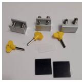 Window Locks, 3 Sets Sliding Security Window Lock with Key for Vertical & Horizontal Sliding Windows & Sliding Doors, Adjustable Window Locks Security Window Stoppers. Missing Parts.