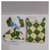 Sweet Tee Three Piece Golf Layette Set in Golf Cart Packaging. 0 to 6 month.