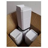 Heavy Duty Sofa Risers 5.5 Inch, Industrial-Grade Desk Raise Blocks for Couch, Table, Bed, Refrigerator, Washing Machine Anti-Slip, Shock Absorbing, Quiet, Supports up to 4000 lbs(White)