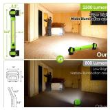 Work Light, 2500LM Bright LED Work Lights, 5200mAh Rechargeable Magnetic Underhood Work Light with Hooks, Cordless Battery Powered Mechanic Light for Car Repairing/Inspection/Garage/Workshop/Emergency