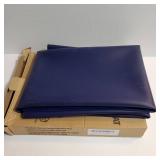 47.2x23.6"(120cmx60cm) Large Silicone Mat for Kitchen Counter, Non-Slip Heat Resistant Countertop Protector, Waterproof Multipurpose Mat for Kitchen Island, Deep Blue - Retail: $25"