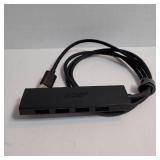 Acer USB Hub 4 Ports, Multiple USB 3.0 Hub, USBA Splitter for Laptop with Type C Power Port, Extender for A Port Laptop, PC, Desktop and More (4ft) - Retail: $23