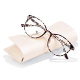 Blue Light Blocking Glasses Women Men Computer Eyeglasses,TR90 Fashion Round Transparent Anti Blue Light Glasses with Anti Eyestrain & UV Glare for Gaming & Reading (Tortoise) - Retail: $14
