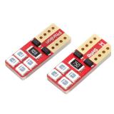 PHINLION 194 Green LED Light Bulbs, Super Bright Wedge W5W 168 2825 175 T10 LED Replacement Bulb for Car Interior Dome Map Door Courtesy License Plate Dash Instrument Lights, Pack of 3 - Retail: $8