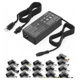 90W Universal AC Adapter Laptop Charger Compatible with Dell HP Acer Asus Lenovo IBM Sony Fujitsu Gateway Notebook Ultrabook Chromebook Power Supply Cord with 16 Tips - Retail: $20