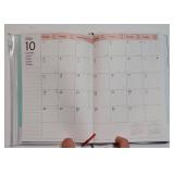 Weekly Vertical Planner 15 Months (Oct. 2025  Dec. 2026) with Soft Transparent PVC Cover, Refillable, Pocketed, for Daily Organizing & Planning (Mint)