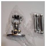 Silent Bearing Swivel Swing Hanger Stainless Steel Swing Hook Ceiling Mount Swing Bracket for Aerial Yoga Silks Swing Chair Heavy Bag Swing Set Indoor Outdoor Swing - Retail: $20