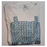 Cute OZ Halloween Dorothy Wizard of OZ Dorothy Dress Costume T-Shirt. 2XL - Retail: $22