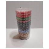 Easter 300PCS Mini Cupcake Liners Cupcake Cups 6 Designs Gradient Cupcake Papers Baking Cups Cupcake Wrappers (Small Size)