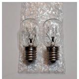 AMI PARTS 8206232A Bulb 40w 125v Microwave Oven Light -Under Hood Microwave Bulb- E17 Fit for Whirlpool Microwave Light Bulb - Retail: $6