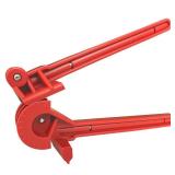 Tubing Bender, Tube Bender, 3/16, 1/4, 5/16", 3/8" 4-IN-1 brake line Bender Tool for Copper, Brass, Aluminum and Thin Steel Fuel Line Pipe, Bends 0-180° - Retail: $14"