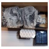 Solar Color Changing Spot Lights Outdoor, Waterproof Solar Halloween Lights, 7 Modes Multicolor RGB Landscape Spotlights for Garden Yard Driveway Lawn Patio Pathway Christmas Decorations 6 Pack - Reta