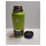 Hydro Flask Water Bottle - Insulated Stainless Steel - Wide Mouth Flex Lid, Non Spill, Leakproof and Refillable in 32 Oz. SCUFFS with Dent on Bottom. - Retail: $40