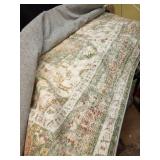 AMOAMI-Area Rug 5X7 Rugs for Living Room-Vintage Soft Green Rugs for Bedroom-Non Slip Carpet-Machine Washable Rug for Dining Room Living Room Bedroom Office Under Table - Retail: $70