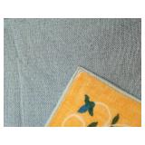 Rugcomf Bedroom Rug 3x5 Rug Washable Area Rug Non Slip Low Pile Boho Floral Small Carpet for Bedroom, Bedside, Kitchen, Entryway, Kids Room, Office, College Dorm Essentials for Girls(Yellow) - Retail: