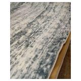 Srugn Washable Rugs 8x10 Area Rugs for Living Room,Rugs for Bedroom,Large Carpets,Ultra Soft Faux Wool Retro Dining Room Rug,Non Slip&Non-Shedding Low Pile Vintage Print Rug for Home Office-Grey Cream