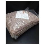 Skid-Resistant Carpet Indoor Area Rug Floor Mat - brown/cream flecked - 5 Ft X 7 Ft ??unsure on size-- Non Slip Rubber Backing, Stain Resistant, - Retail: $190