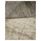 8x10 Area Rugs for Living Room,Ultra Soft Faux Wool Retro Rugs for Bedroom,Dining Room,Non Slip&Non-Shedding Low Pile Vintage Print Rug Indoor Large Carpets for Home Office Decor grey & ivory - Retail