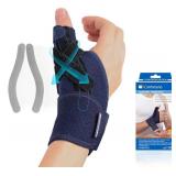 Adjustable Thumb Brace with Strap â CMC MCP Joint Thumb Spica Splint for Pain Relief, Arthritis, Tendonitis, De Quervains Tendosynovitis, Sprains, Skier