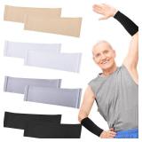 4 Pairs Skin Protection Sleeve for Arm Breathable Forearm Protector Arm Sleeve for Gardener Working Sport (9 Inch Long) - Retail: $12