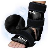 Ankle Ice Pack Wrap for Foot Discomfort Soothing, Reusable Gel Ice Packs with Cold Compression Therapy, Cold Wrap for Enhanced Comfort and Post-Workout Recovery, Black - Retail: $27