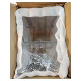 2 Pcs Acrylic Donation Box 10.2 x 5.6" x 4" Suggestion Box with Lock and Slot Wall Mount Safe Key Drop Ballot Clear Fundraising for Home Office Vote - Retail: $36"