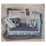 Silicone Under Sink Mat 34 x 22", kitchen Essentials and Gadgets, Shelf liner and Cabinet Protector, Home Organizers and Storage, Waterproof Bathroom Tray - Retail: $20