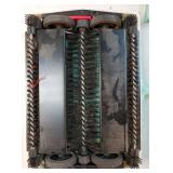 X-Large Carpet Sweeper - Quiet Manual Sweeper for Carpets & Rugs | 1 Extra Refill Roller Brush | Non-Electric, Hand Push, Quietly Cleans Debris and Messes, Restaurant Roller Broom (Mint) VISIBLE USE. 