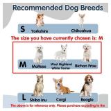 Soft Dog Cone Collar Alternative, Comfortable Elizabethan Dog Neck Pillow Cone for Medium Dogs (Maltese Bichon), Protective Adjustable Head Recovery Cone After Surgery Anti Licking - Retail: $20