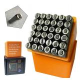 Number and Letter Stamp Set 36 PCs Lowercase Industrial Grade Letters 