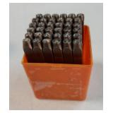 Number and Letter Stamp Set 36 PCs Lowercase Industrial Grade Letters 
