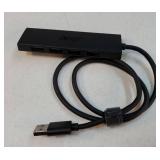 Acer USB Hub 4 Ports, Multiple USB 3.0 Hub, USBA Splitter for Laptop with Type C Power Port, Extender for A Port Laptop, PC, Desktop and More (2ft) - Retail: $10