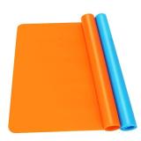 2Pack Silicone Mats, Premium Silicone Mat for Crafts, 15.7 x11.8" Playdough Mat, Silicone Sheet for Crafts, Liquid, Resin Jewelry Casting Molds Mat, Nonstick & Nonslip Table Protector by YUIOASE - Ret