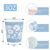 3 oz Bathroom Cups 300 Pack, 3 oz Paper Cups, Mouthwash Cup, Mini Paper Cup for Parties, Picnics, Barbecues, Travel and Events. - Retail: $14