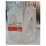 18 Inch Zip Ties Double Sided Toothed,120 LBS Tensile Strength Heavy Duty Cable Wire Ties With Self-Locking Adjustable More Durable Nylon Tie Wraps for Indoor Outdoor Whiteï¼100 Packï¼ - Retai