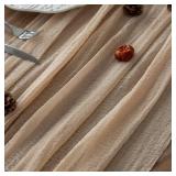 Deep Beige Cheesecloth Table Runner Rustic Boho Gauze 120 Inch 10 FT Cheese Cloth for Wedding Baby Shower Bridal Shower Birthday Engagement Party Long Sheer Home Decorations - Retail: $10