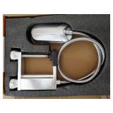 Bright and Durable Magnetic LED Grill Light for Grilling and BBQ, Attaches Magnetically or with Built in Clamp, Long Flexible Gooseneck, Perfect for Blackstone Grills - Retail: $35