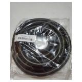 15FT Backer Rod 5/8 Inch Diameter Rubber Caulk Concrete Expansion Joint Filler Black Rubber Caulk Saver Weather Stripping for Gaps and Joints Filling(5/8 Inch x 15FT) - Retail: $16