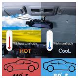 8Pcs Full Car Sunshade Fit for Subaru Forester 2013-2018, Car Windshield Window Sun Shade Protector Cool-UV Ray Reflector Visor Shield Cover - Retail: $65