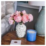 White Marbles for Vases | Glass Marbles Bulk Vase Fillers | Glass Beads for Vases, Round Marble.