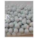 White Marbles for Vases | Glass Marbles Bulk Vase Fillers | Glass Beads for Vases, Round Marble.