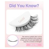 Natural Lashes Natural Eyelashes Natural Look Wispy Lashes Mink Lashes False Eyelashes Fake Eyelashes C Curl Lashes Strip Lashes Bright-05