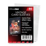 Ultra Pro - Vintage Card Sleeve - 50pk, Transparent Premium Collectible Sports Trading Card Storage Protectors Sleeves Covers