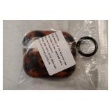 Leopard Cheetah Print Case for AirPods 3rd Generation(2021) with Keychain Tortoiseshell Animal Pattern Trendy Brown Cases with Lock for Cool Girls Women Men(for AirPods 3,Tortoise) - Retail: $11