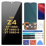 Screen Replacement OLED LCD Display Touch Digitizer Assembly for Motorola Moto Z4 XT1980 XT1980-3 XT1980-4 6.4 (OLED-Black) - Retail: $34"